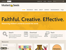 Tablet Screenshot of mustard-seeds.net